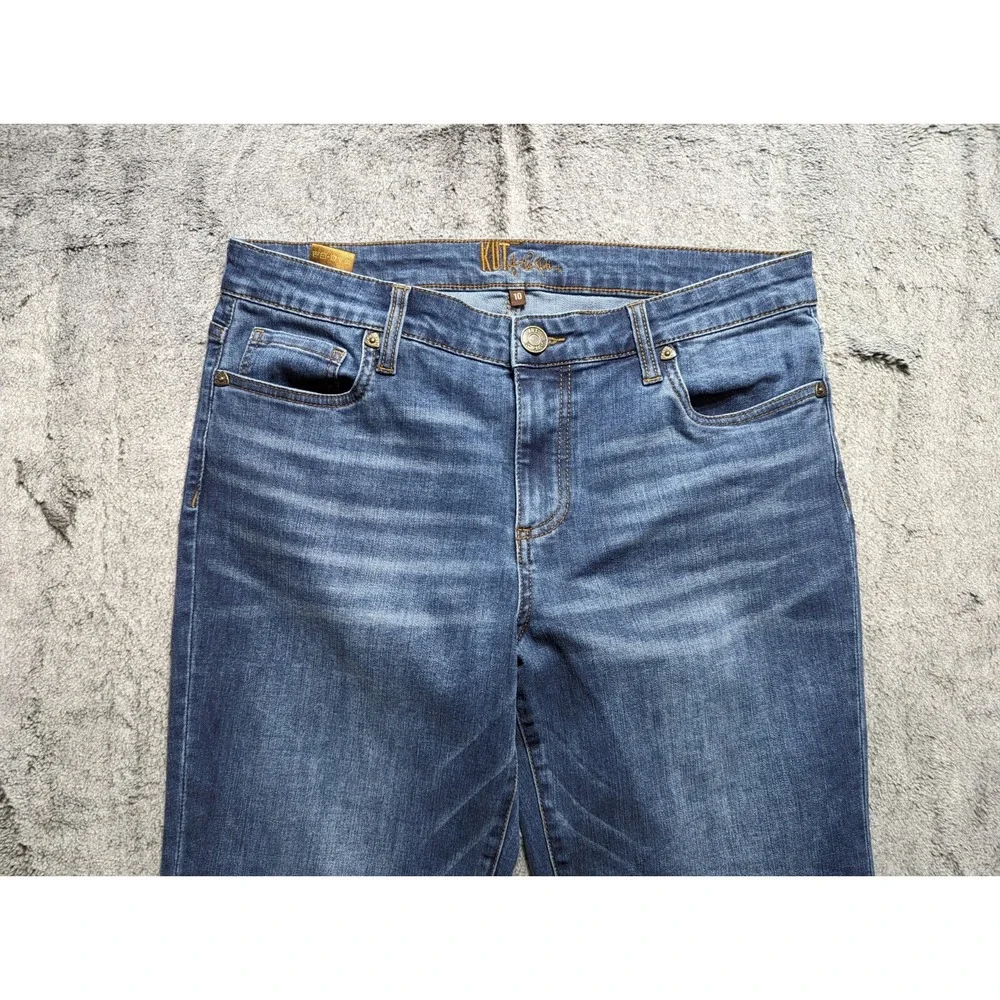 Kut from the Kloth Straight Leg Jeans - Medium Blue Wash - Picture 2 of 14